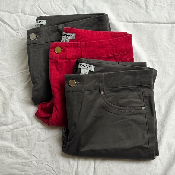 Donna Karan - DKNY Dressier Jeans - size 10 - Deep Cherry - Picture 7 of 7